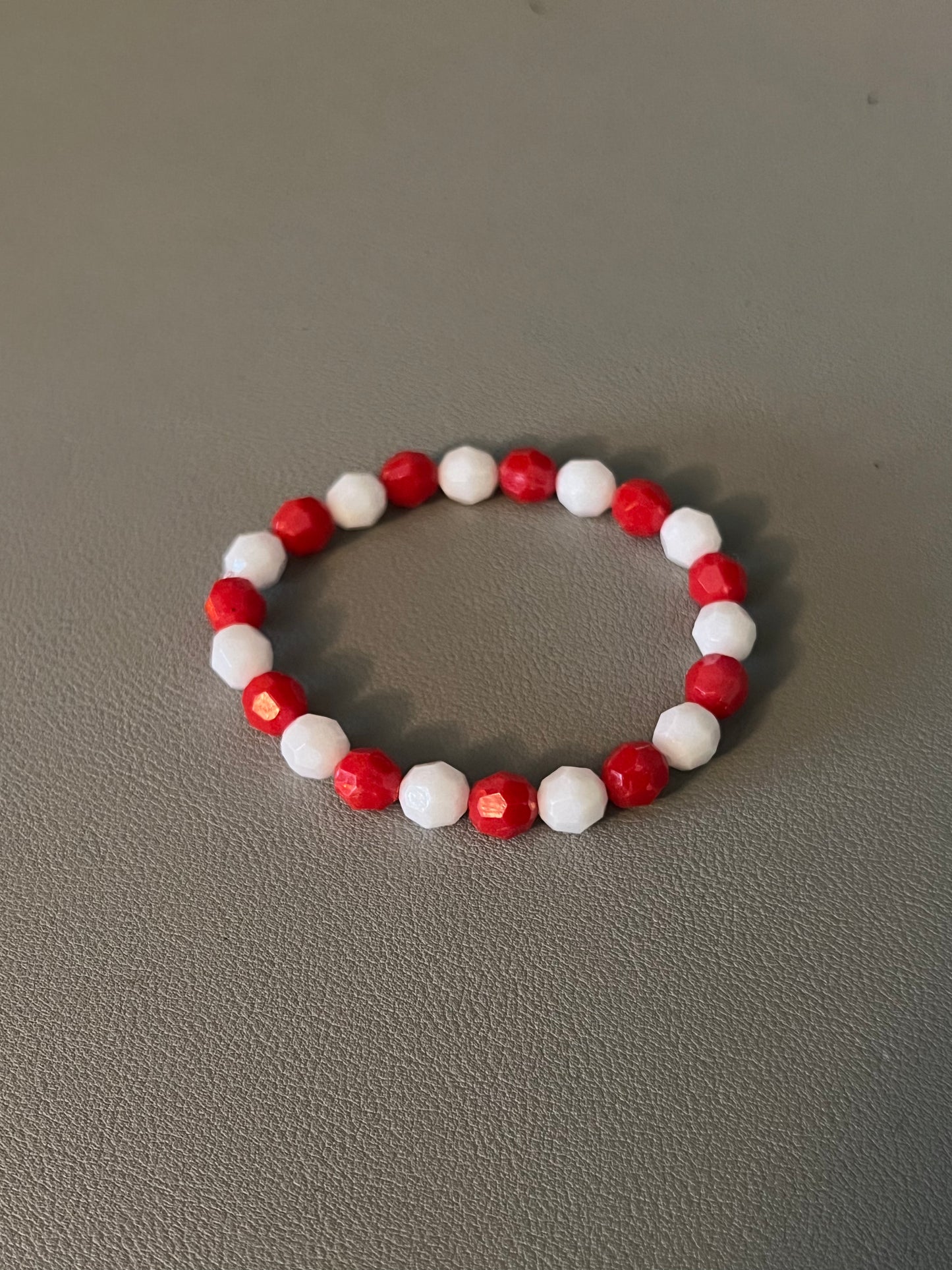 Christmas candy cane Bracelet