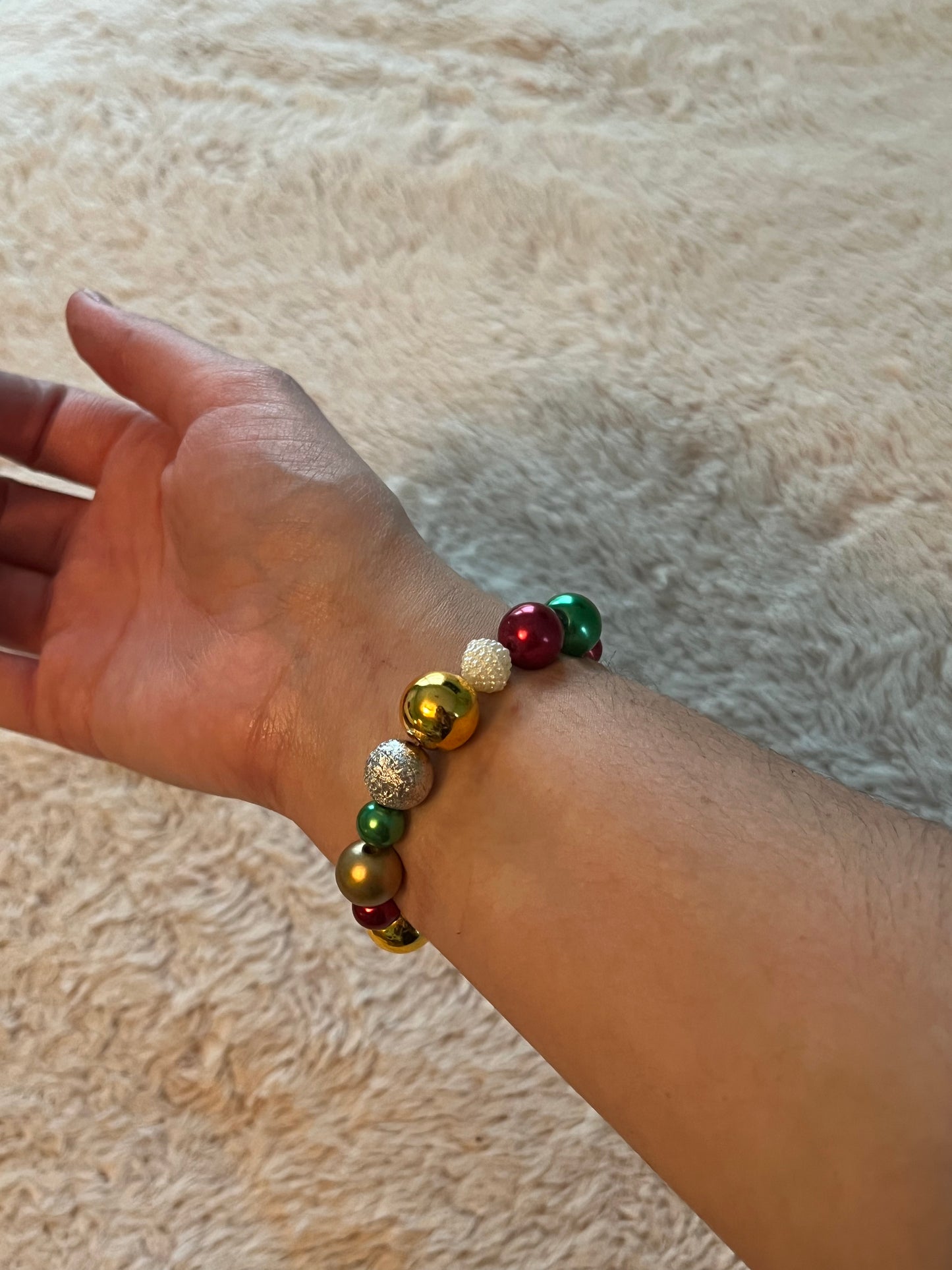 Christmas Ornament Bracelet