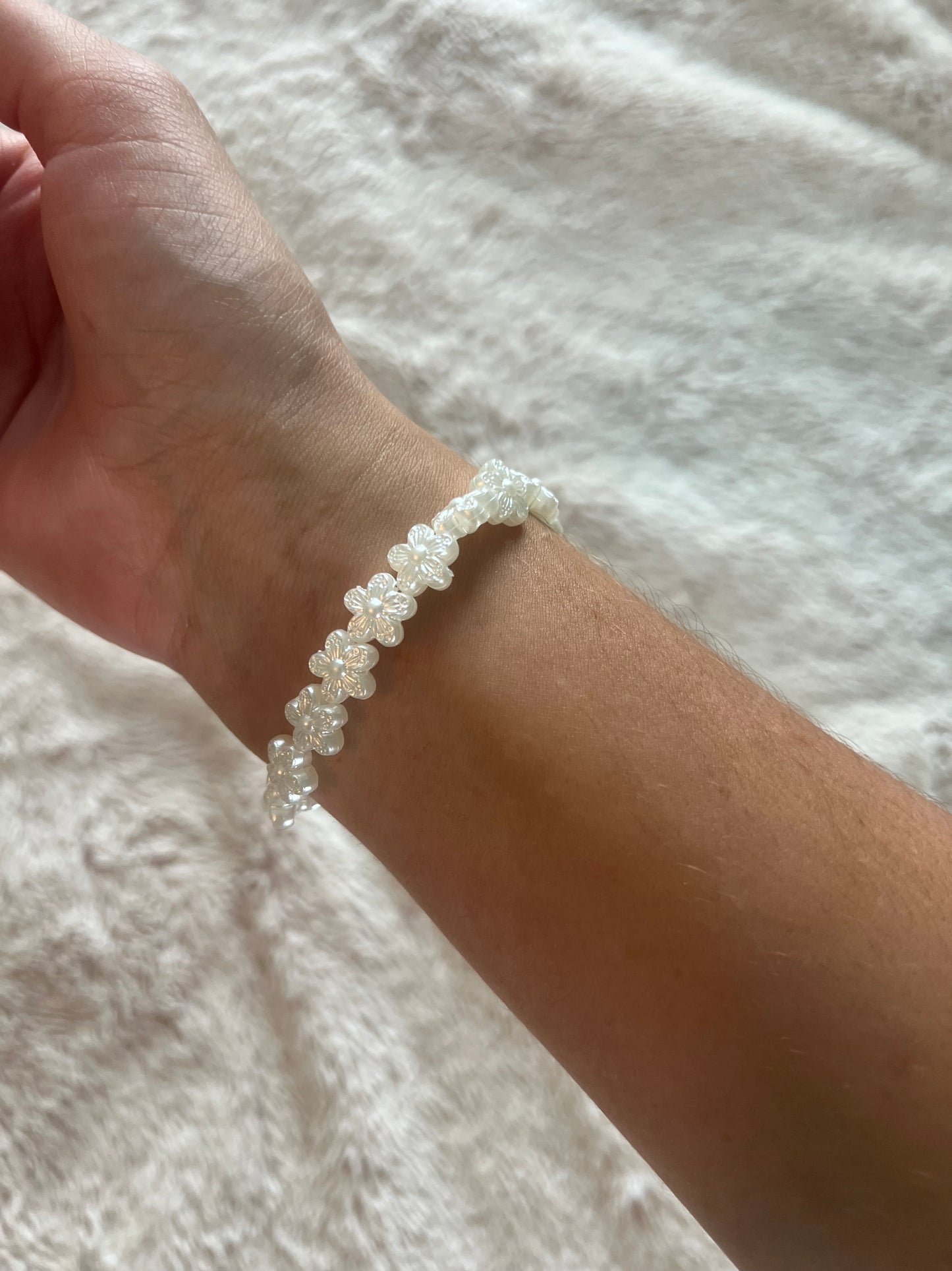 Daisy Pearl Bracelet