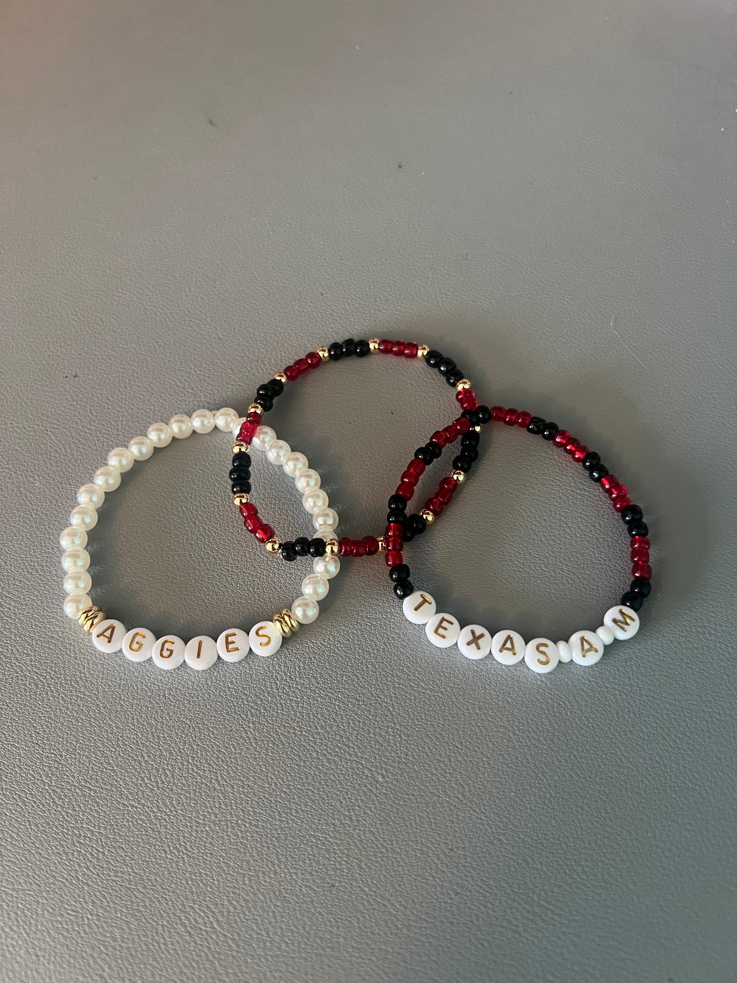 Texas A&M 3 Bracelet Set