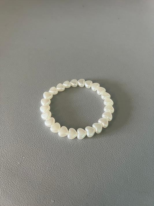 Pearl Heart Bracelet