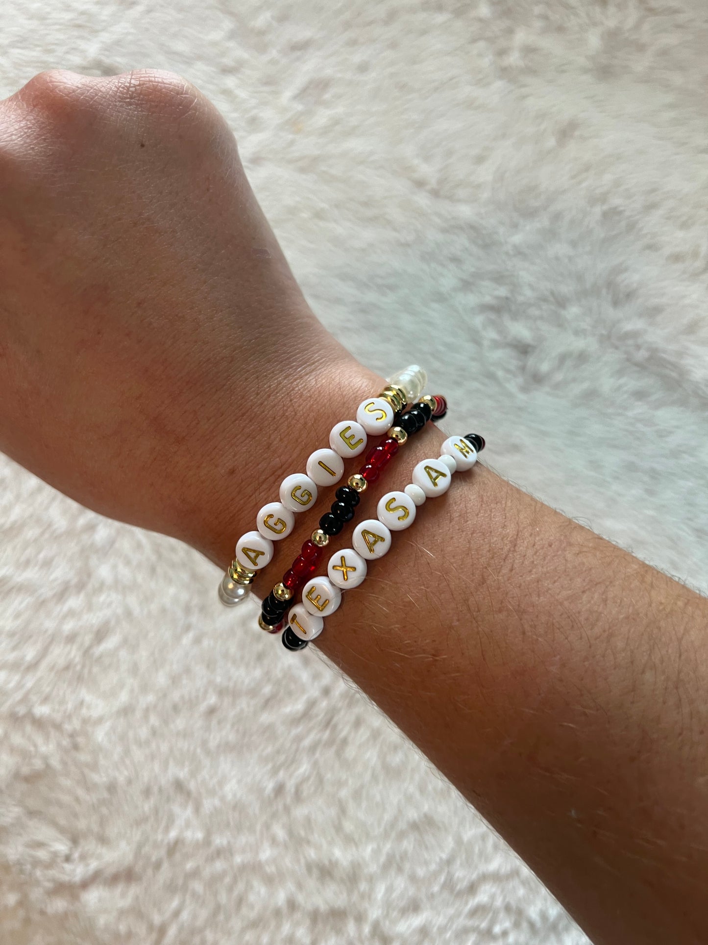 Texas A&M 3 Bracelet Set