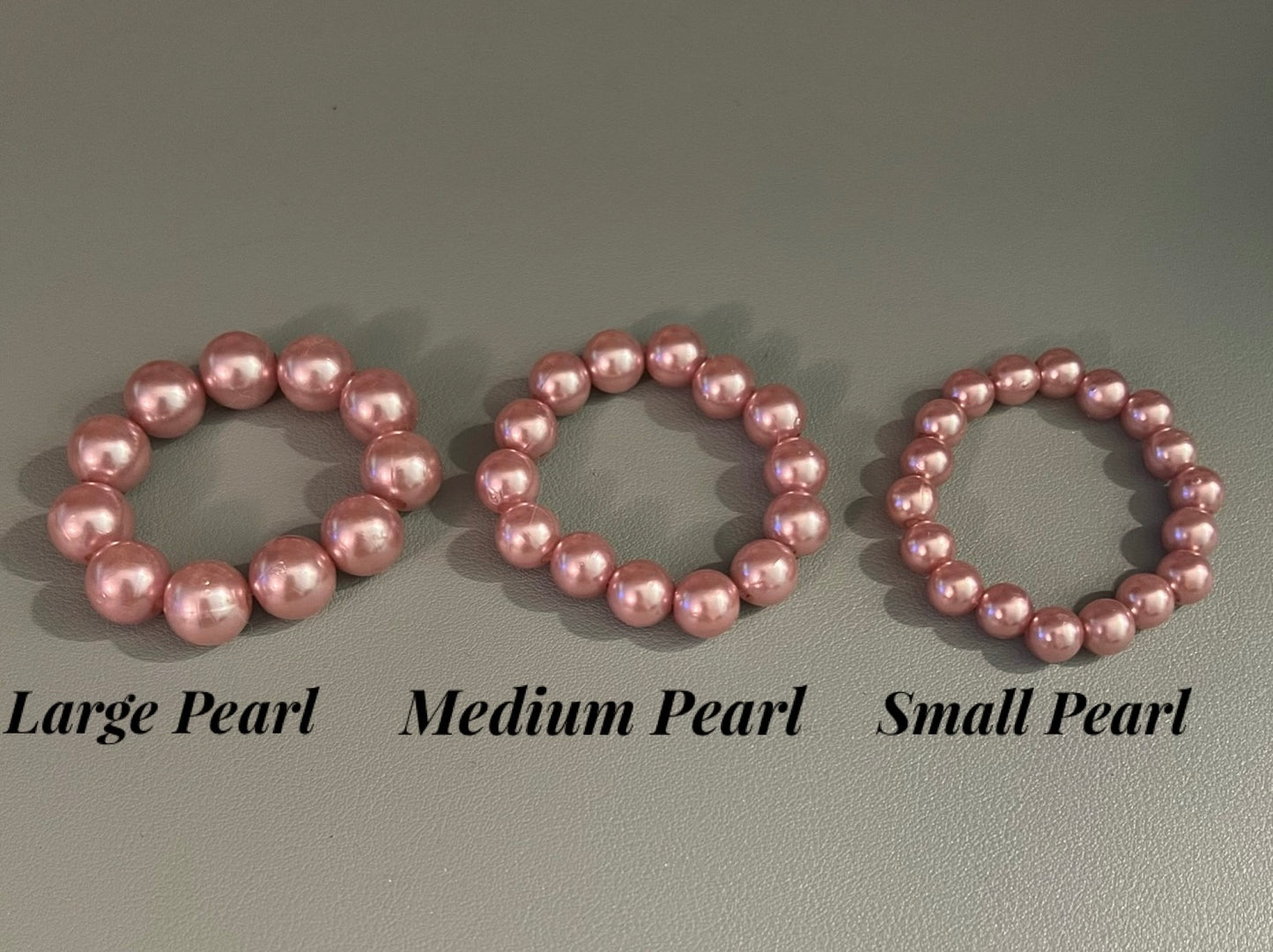 Kids Pink Pearl Bracelet