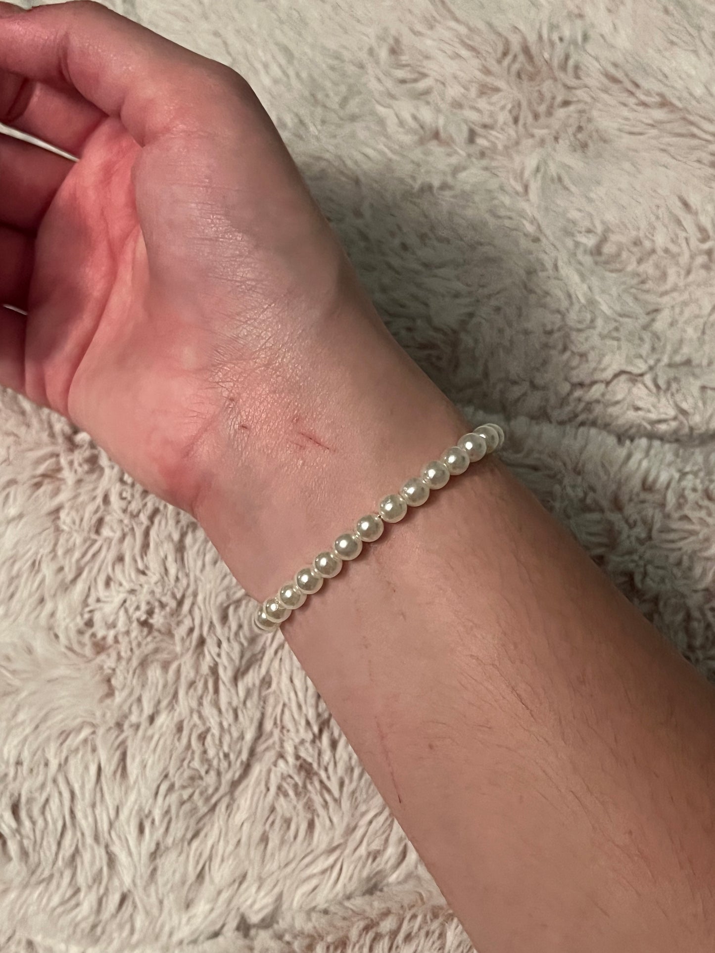 Heart Pearl Bracelet