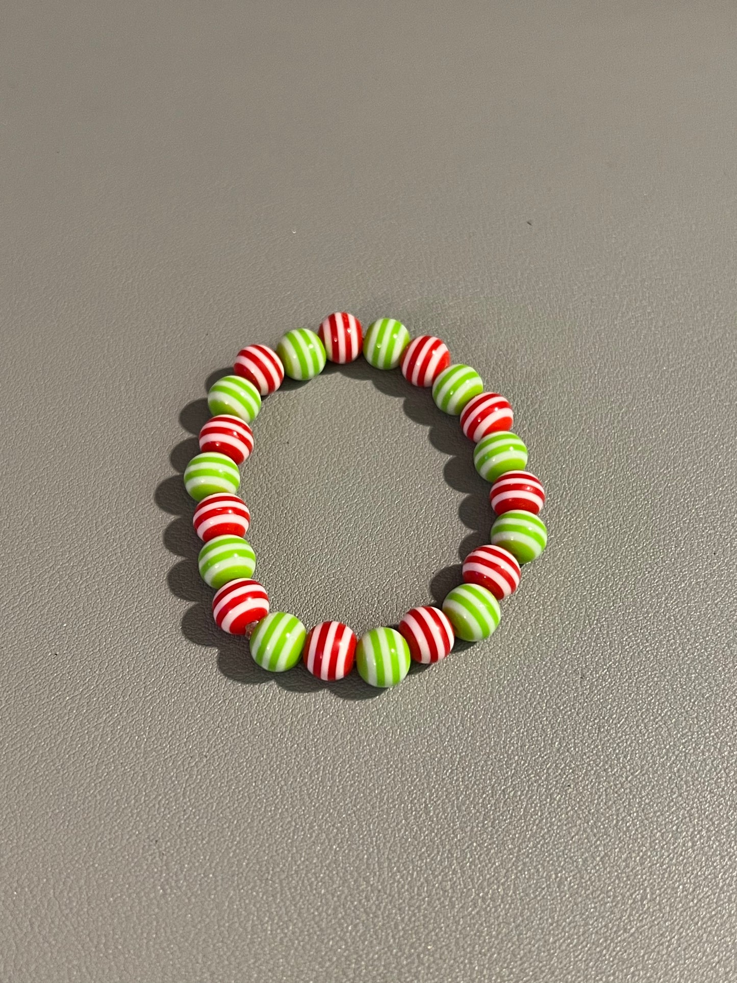 Striped Christmas Bracelett