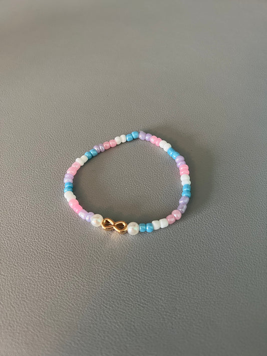 Infinity Bracelet w/Pearls - The Summer I Turned Pretty inspired