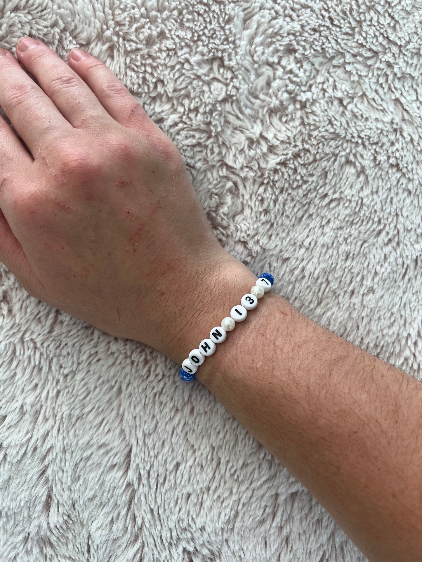 John 13:7 Bracelet - Navy