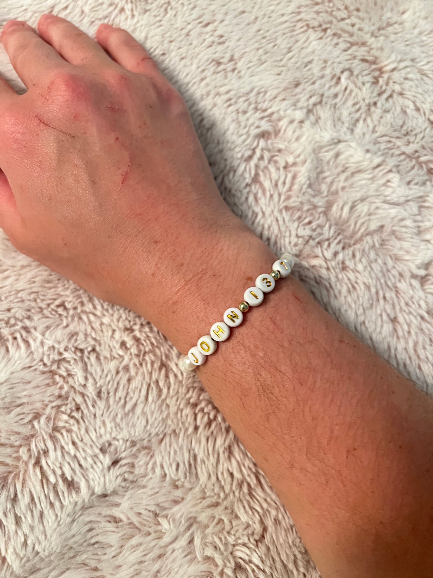 John 13:7 Bracelet - Pearl